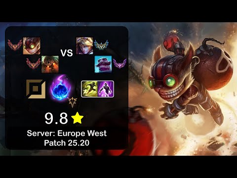 Ziggs APC + Nautilus vs Ezreal + Braum - EUW GrandMaster - Patch 25.20