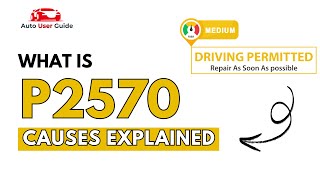 OBD Code p2570 Guide to Repair
