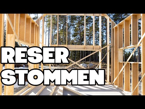 BYGGER HUS DEL 9 - STOMRESNING REGNAR DET ÄR VI KÖRDA