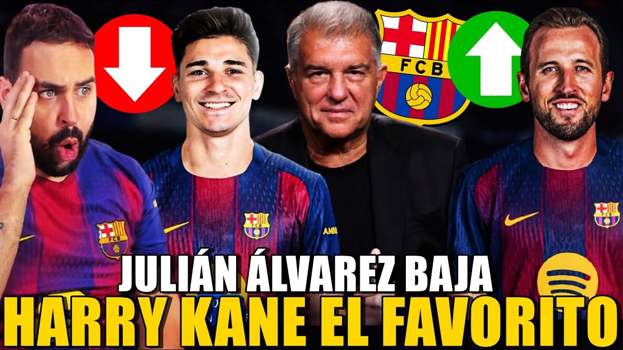 🚨HARRY KANE ADELANTA a JULIÁN ÁLVAREZ para 9 del BARÇA ¡ASÍ lo ASEGURAN! Las RAZONES de su FICHAJE