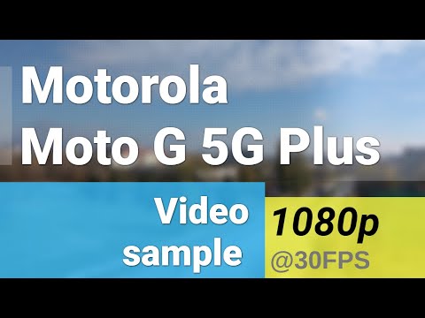 Motorola Moto G 5G Plus 1080p@30fps video sample