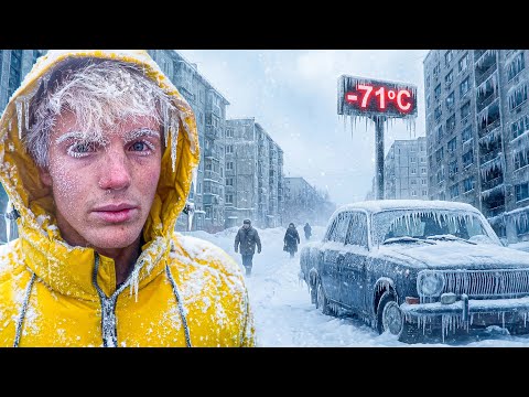 100 Hours In The Coldest City On Earth! (-71°C) - Yakutsk, Siberia