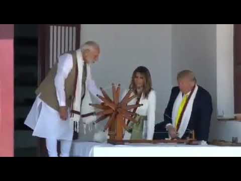 Donald Trump at Sabarmati