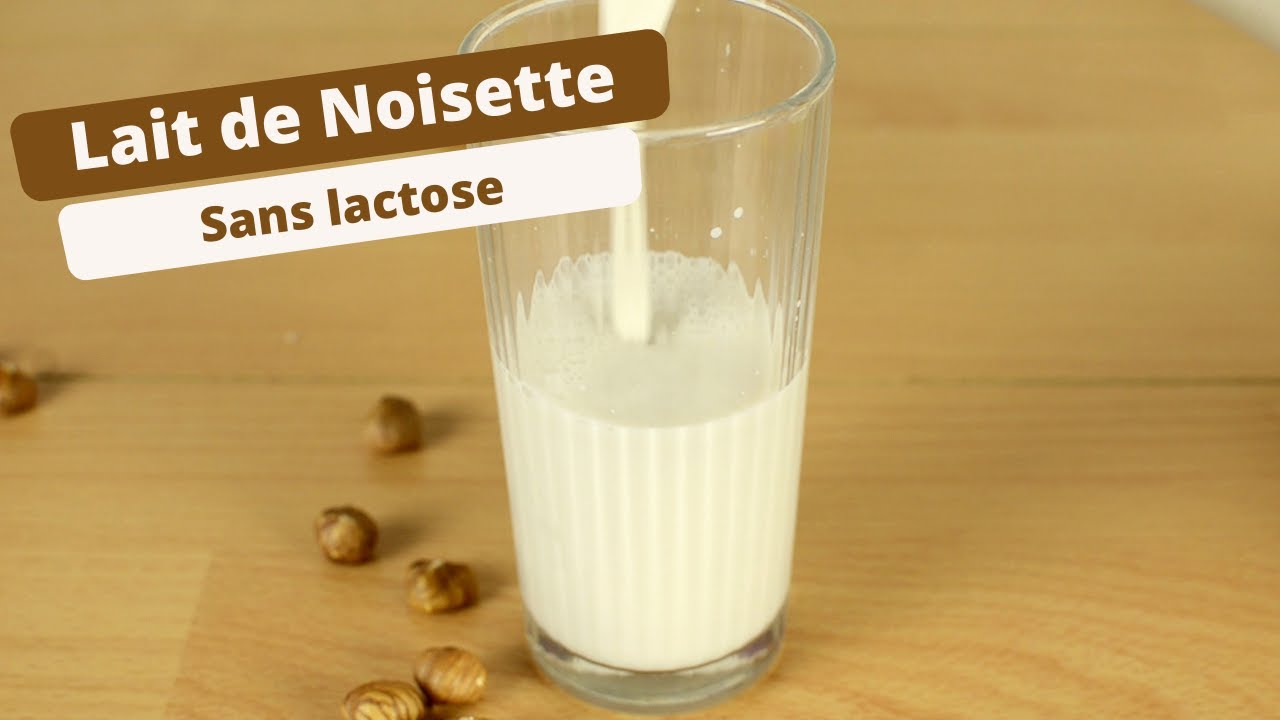 🌰 LAIT DE NOISETTE MAISON SANS LACTOSE 🌰