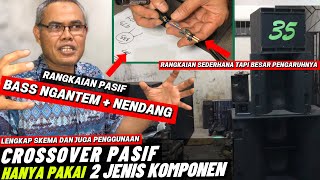 Download lagu Simple Passive Crossover || Only 2 Types of Components Needed for a Powerful Bass || 2-Way Crossover mp3