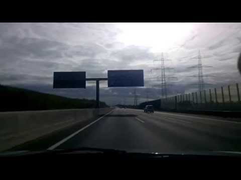 Audi A8 L W12 on german Autobahn