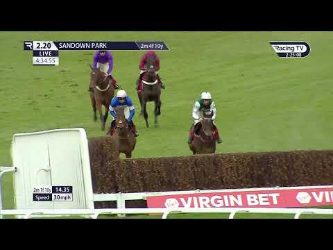 2022 Scilly Isles Novice Chase Grade 1 L'HOMME PRESSE Wins Sandown Park