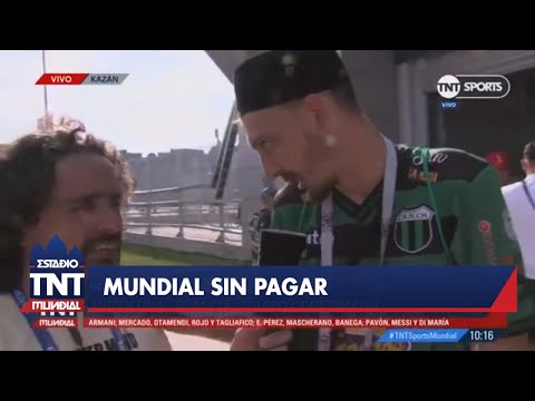 El italiano que vive el Mundial SIN PAGAR