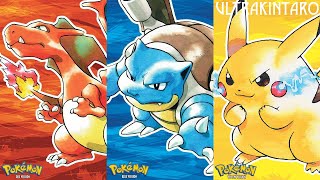 Pokémon Red, Blue & Yellow Versions 100%