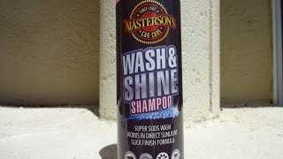 Mastersons Wash and Shine Shampoo Review and Test Results on my Nissan 370z!