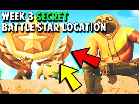 Fortnite Season 9 Week 3 Secret Battle Star Location & Loading Screen