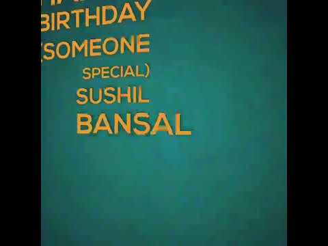 Happy Birthday || Sushil Bansal || Rony || Hindi song 2018 || Day Night Sounds ||