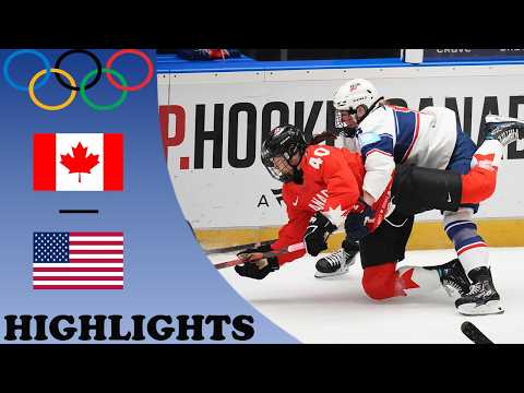 Canada vs USA Highlights | Women's Ice Hockey | Who Will Win the Gold Medal?