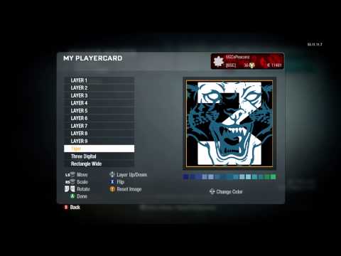 Black Ops: How to make the tiger spirit emblem
