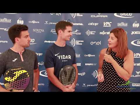 FIP STAR PADEL GIGLIO 22 - Interview - GONZALO RUBIO PEREZ & ARIS PATINIOTIS