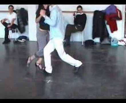  Javier Rodriguez  and  Geraldine Rojas  are  dancing  to  the  tango  "  Indio Manso  "