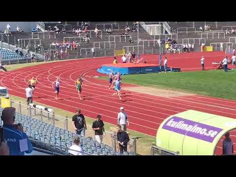 Samuel Purola 200 metrin SE 20,45 Malmö (+1.7 m/s).