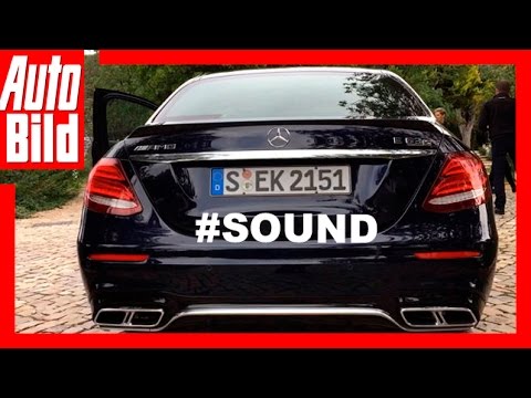 Erste Soundprobe: Mercedes AMG E63 S (2016) - Sound mit geschlossenem Klappenauspuff
