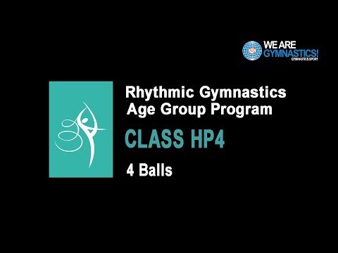 Rhythmic Gymnastics Age Group Program - CLASS HP4 4 Balls