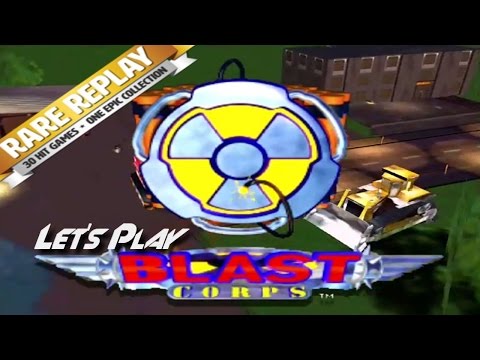 Rare Replay - Let's Play Blast Corps on Xbox One -  N64 Retrogaming - Gameplay