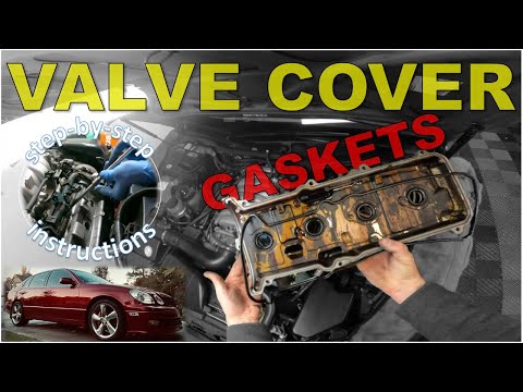 How to Replace TOYOTA / LEXUS V8 Valve Cover Gaskets (GS400 shown)