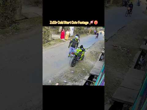 Kawasaki Ninja zx10r Cold Start  #Cold start Exhaust sound on Zx10r #riderpallab #zx10r fly by sound