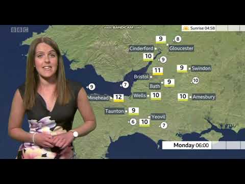 Alex Osbourne BBC Points West weather on BBC ONE 05.31.2020 - 60 FPS