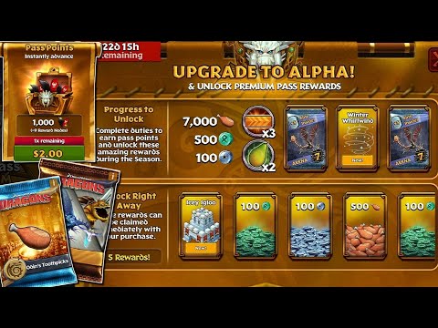 New Season Hub Odin's Light (Premium Alpha Pass) | Dragons: Rise of Berk