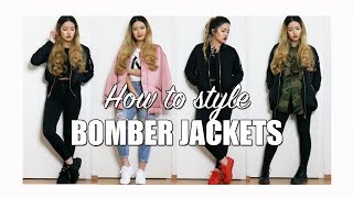 HOW TO STYLE BOMBER JACKETS | arrestthisgal