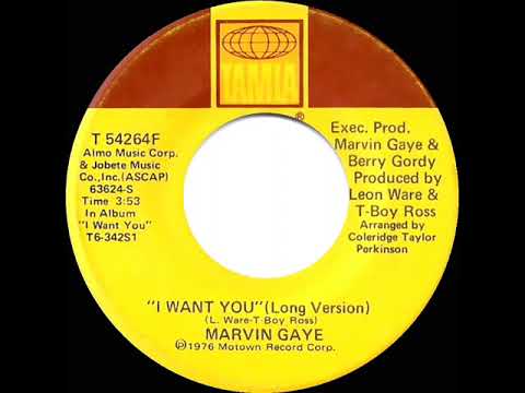 1976 HITS ARCHIVE: I Want You - Marvin Gaye (stereo single version--#1 R&B hit)