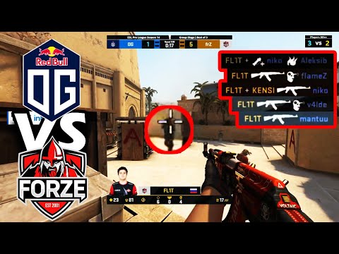 OG VS Forze Match Highlights | CSGO Highlights | CSGO Best Moments | (Flit, Aleksib, Niko, ... )