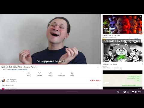 Singing we don't talk about Pluto