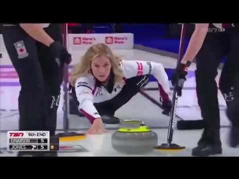 Jennifer Jones runback double for 3. Canada Cup