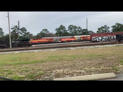 Train getting ready for crew change