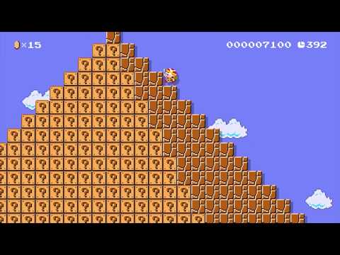 Captain Toad - Don't Jump Puzzle ⚡️ by DasHexagon ⚡️ SUPER MARIO MAKER Raw GAMEPLAY