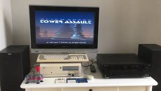 Commodore Amiga 4000 Alien Breed Tower Assault intro music Gotek drive and Amplified sound
