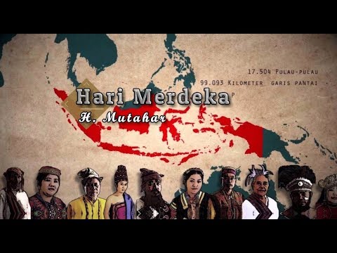 [Karaoke] ♬ H. Mutahar - Hari Merdeka ♬ +Lirik Lagu [PIANO]