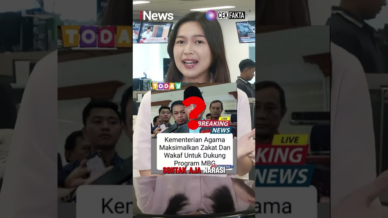 Benarkah Kemenag Berencana Maksimalkan Zakat untuk Program MBG? Cek Fakta #shorts