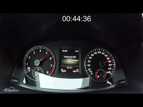 Volkswagen Caddy TGI: Beschleunigung 0 - 180 km/h - Autophorie