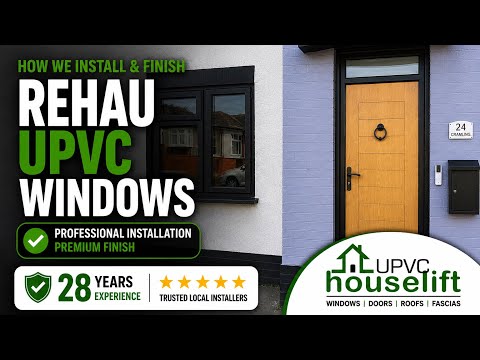Watch the finishing of premium REHAU windows