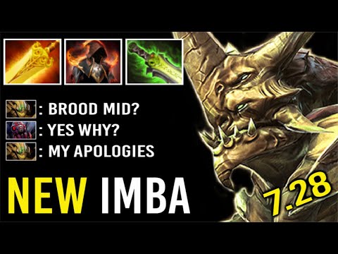 This Build Will Make Brood Delete Dota! Crazy Meta 350 DPS Burn Sand King Mid Fun 5k MMR 7.28 Dota 2