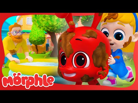 Muddy Morphle Takes A Bath - Morphle and Mila | Cartoons and Kids Stories
