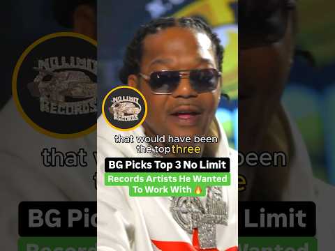 BG Picks Top 3 No Limit Records Artists He Wanted To Work With 🔥