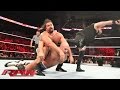 Cesaro Vs Kevin Owens Vs Rusev Winner Faces John Cena For The U S Championship Raw July 13 2