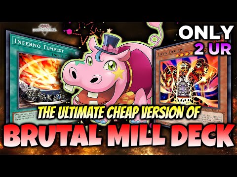 EMPTY Their Deck ❌ Destroy Meta with CHEAP & EASY Inferno Tempest & Lava Golem Burn [Master Duel]