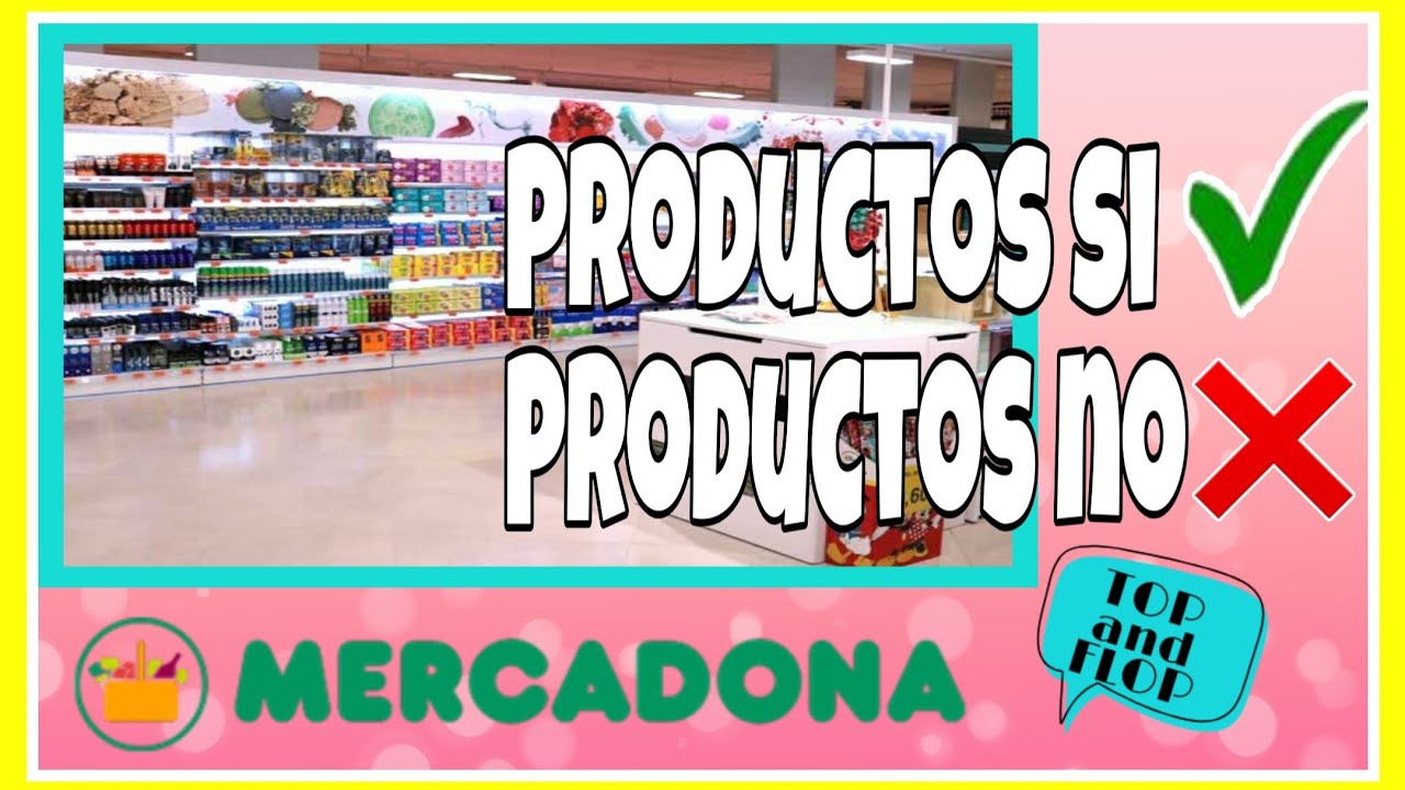 Mercadona: productos TOP & FLOP (velvet nuds, toallas sanitarias, compresas, etc.)