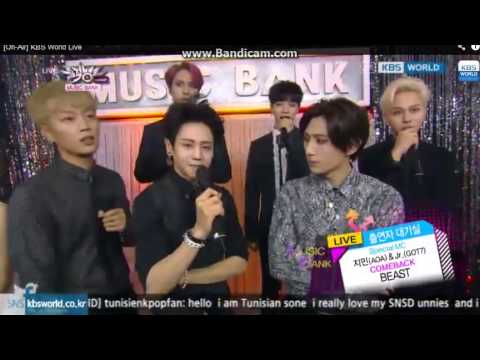 140620 BEAST Backstage (Music Bank)