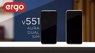 ERGO V551 Aura Dual Sim Black купити в інтернет-магазині: ціни на ...