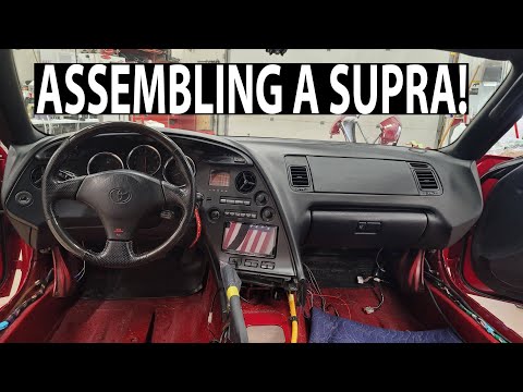 Wrecked 1994 MKIV Supra - Assembly starts! Part 1 - EP 14