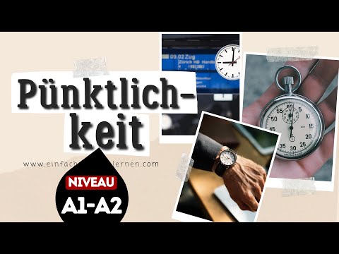 #215 deutsche Pünktlichkeit - Deutsch lernen durch Hören | Deutsch lernen mit Geschichten | A1-A2